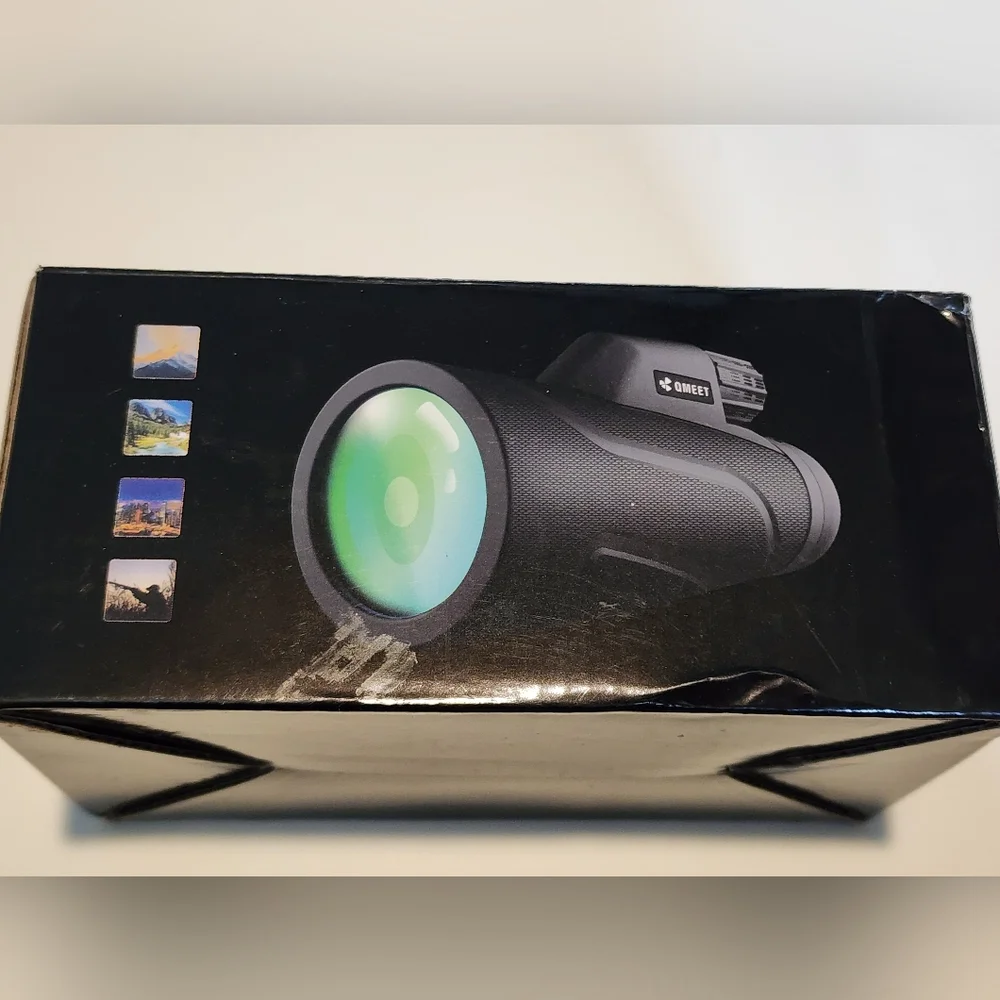 New QMEET 12x42 Zoom Monocular Telescope with Smartphone Holder‎ & Tripod